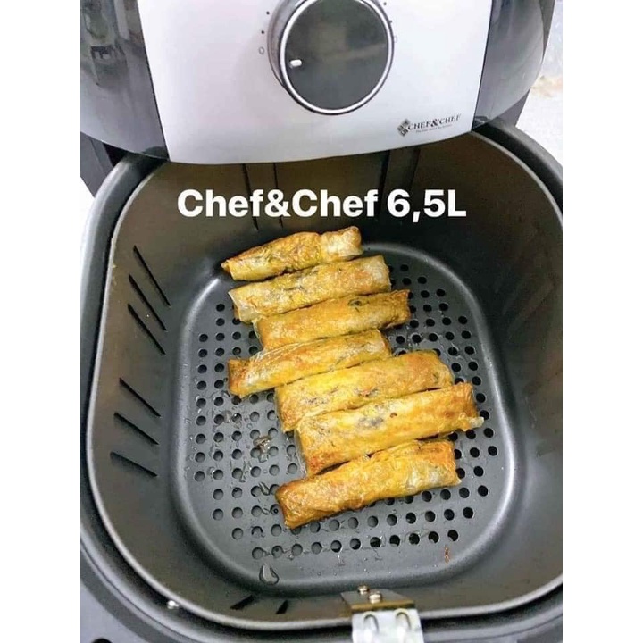 Nồi Chiên Không Dầu CHEF&amp;CHEF YJ-702 Dung Tích 6,5 Lít Chính Hãng Bảo Hành 12 Tháng