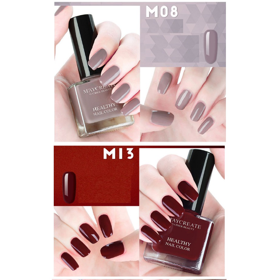 Sơn Móng Tay Maycreate Healthy Nail Color Hàng Nội Địa Trung