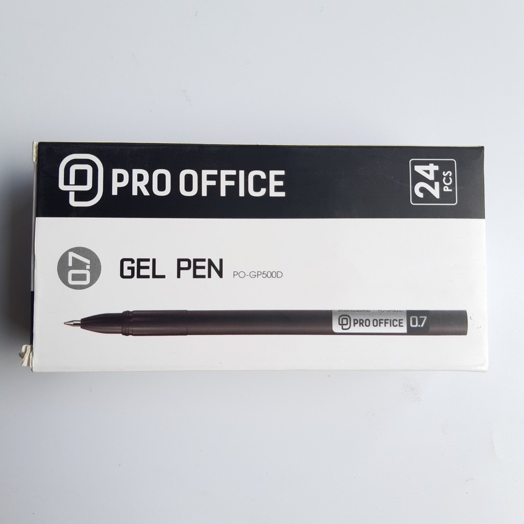 [Mã LIFEBOOK2 giảm 10% đơn 0Đ] Bút gel PRO-OFFICE-GP500 đen ngòi 0.7mm