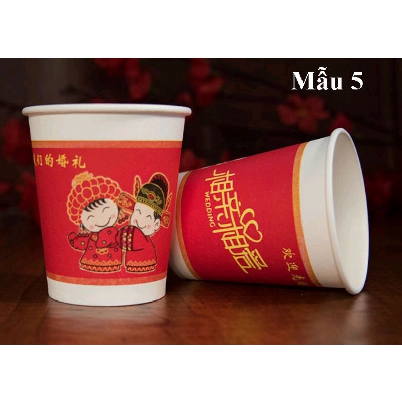 Ly giấy dùng trong tiệc cưới (ko nắp) size 250ml