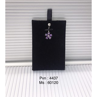 Khuyên rốn hoa đá trắng MS 60120