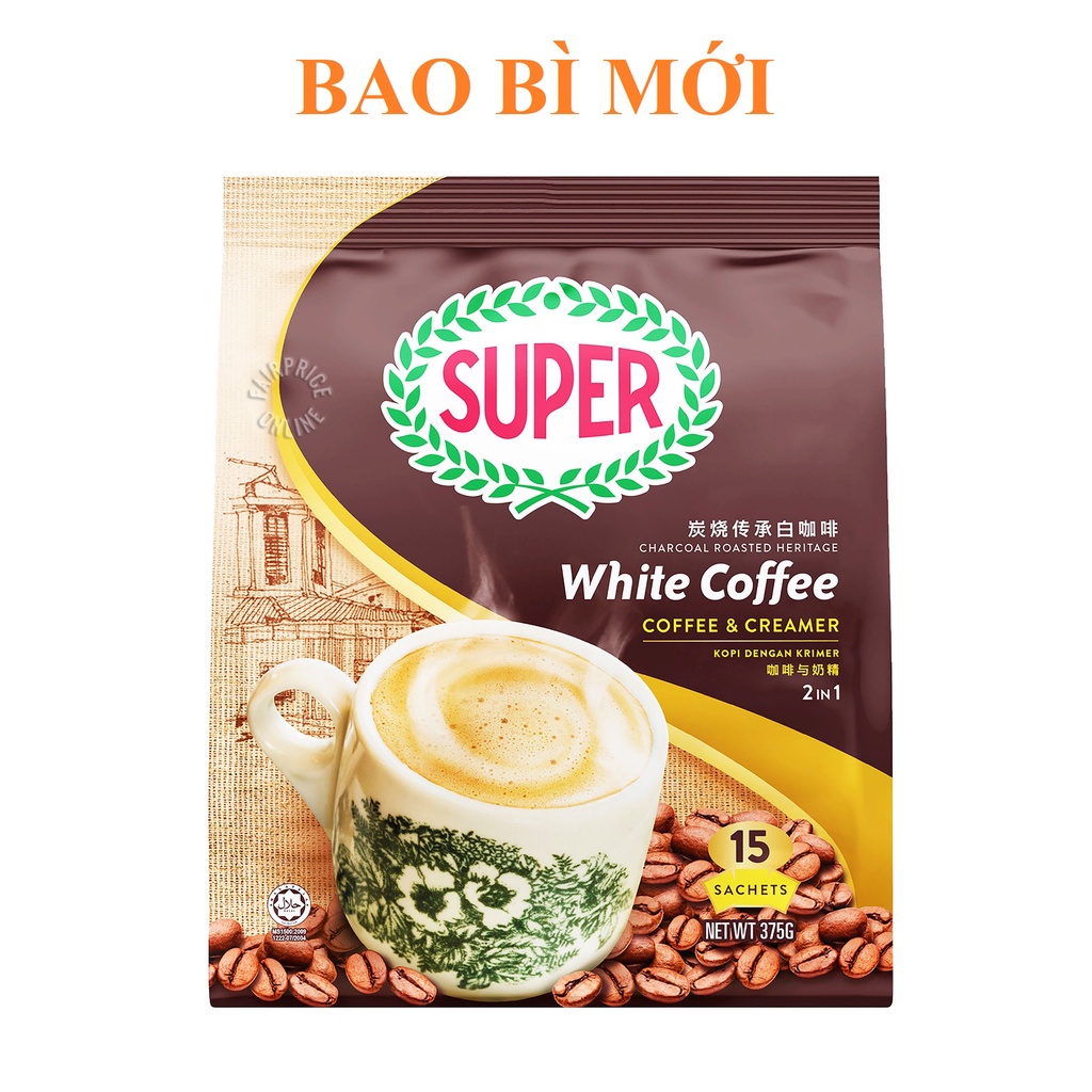 Cà phê trắng Super White Coffee 2 in 1 - Coffee and Creamer