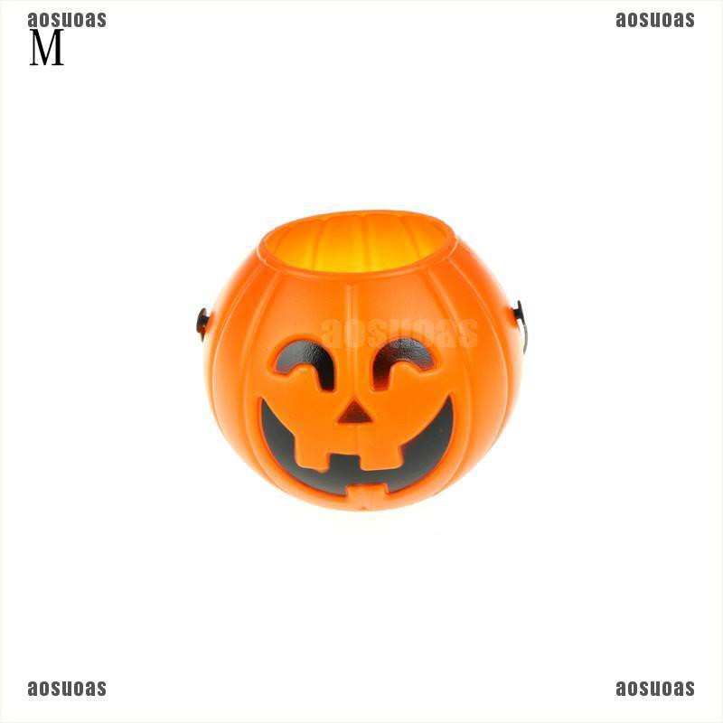 Xô Nhựa Hình Bí Ngô Cho Halloween