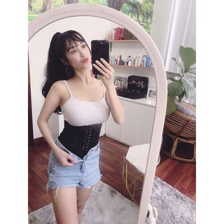Gen nịt bụng thông hơi mặc cùng váy M+