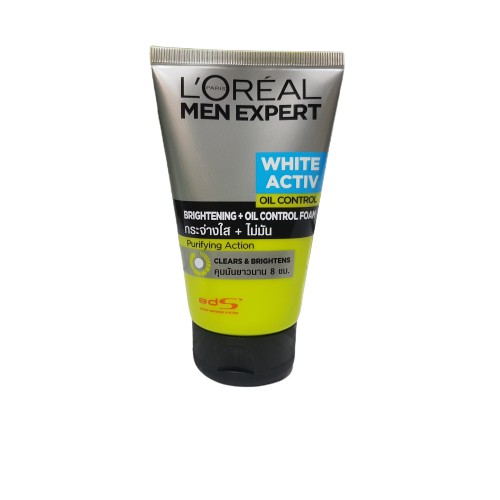 LOREAL L'OREAL (Hàng Mới Về) Sữa Rửa Mặt Tạo Bọt Làm Trắng Da Dung Tích 100ml Dành Cho Nam