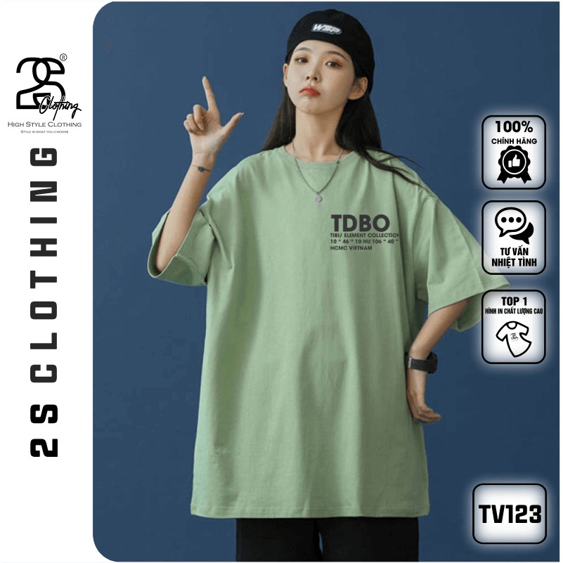 Áo Thun Tay Lỡ 2s Clothing Áo Phông 5TheWay Hot Trend Unisex Nam Nữ Chất Cotton Oversize Form Rộng Giá Rẻ In Hình TV123 | BigBuy360 - bigbuy360.vn
