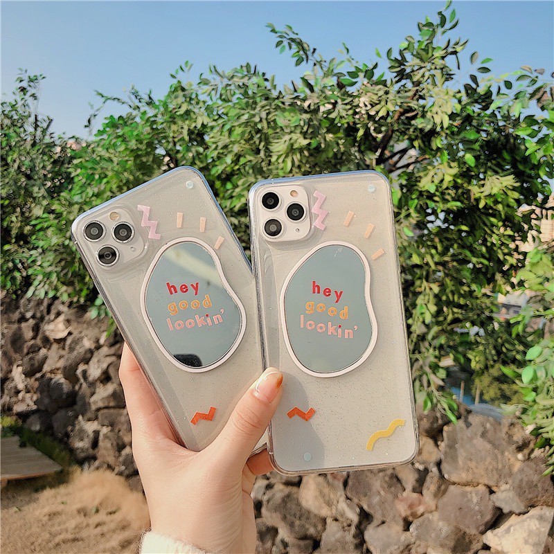𝐂𝐨́ 𝐬𝐚̆̃𝐧 𝐜𝐡𝐨 𝐢𝐏𝐡𝐨𝐧𝐞 𝟏𝟐  Ốp lưng iphone Trong Có Gương Soi
