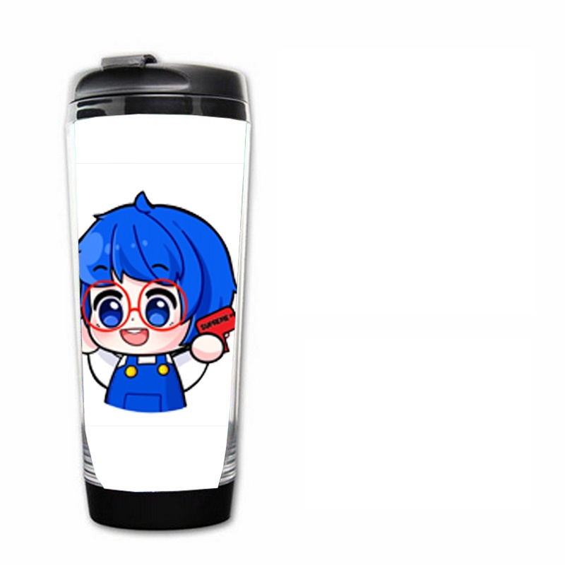 Bình nhựa đựng nước in hình HERO TEAM Simmy Phong cận Siro Mr Vịt Sammy Đào Kairon Kamui chibi anime