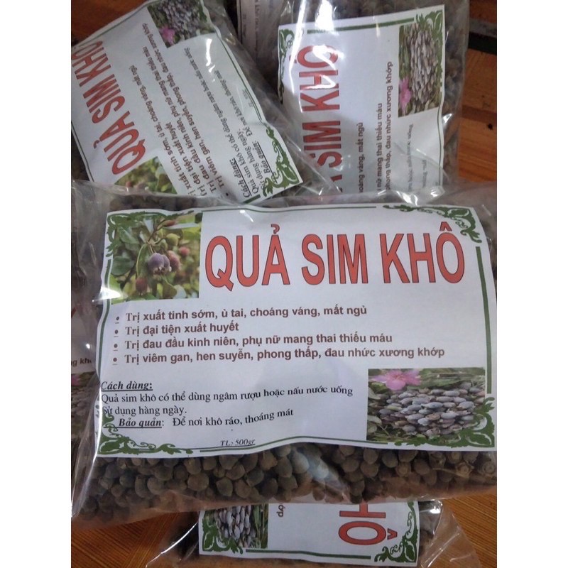 quả sim rừng  khô túi 1kg