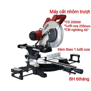 MÁY CẮT NHÔM 2000W HAOMAI 1028 ( CÓ TRƯỢT)