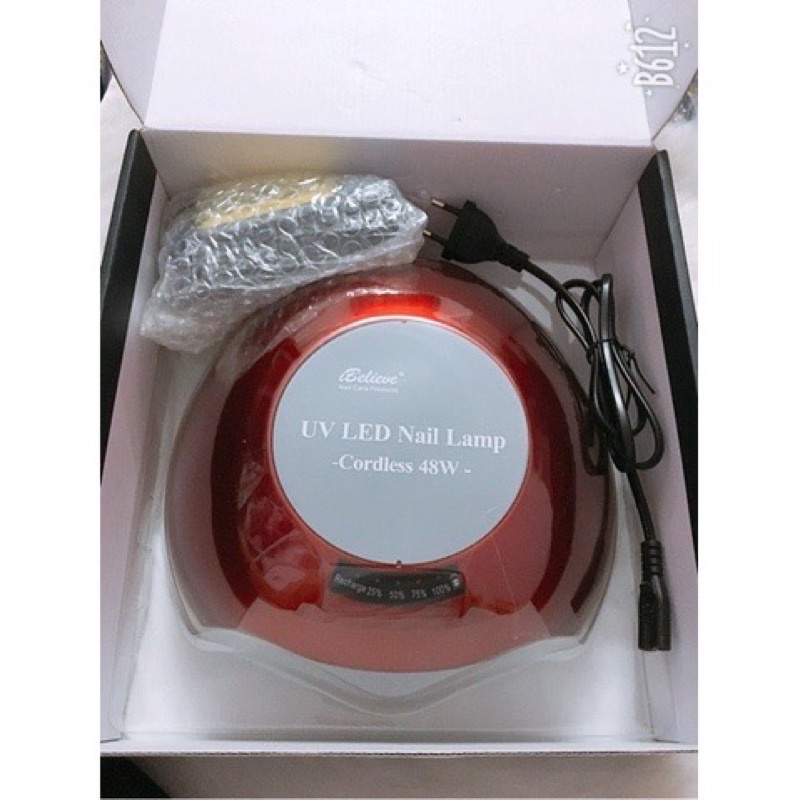 Máy hơ gel ibelieve tích điện