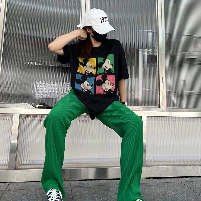 NRVP Áo Thun Tay Ngắn Cổ Tròn Thời Trang Mùa Hè Phong Cách Hàn Quốc Mới