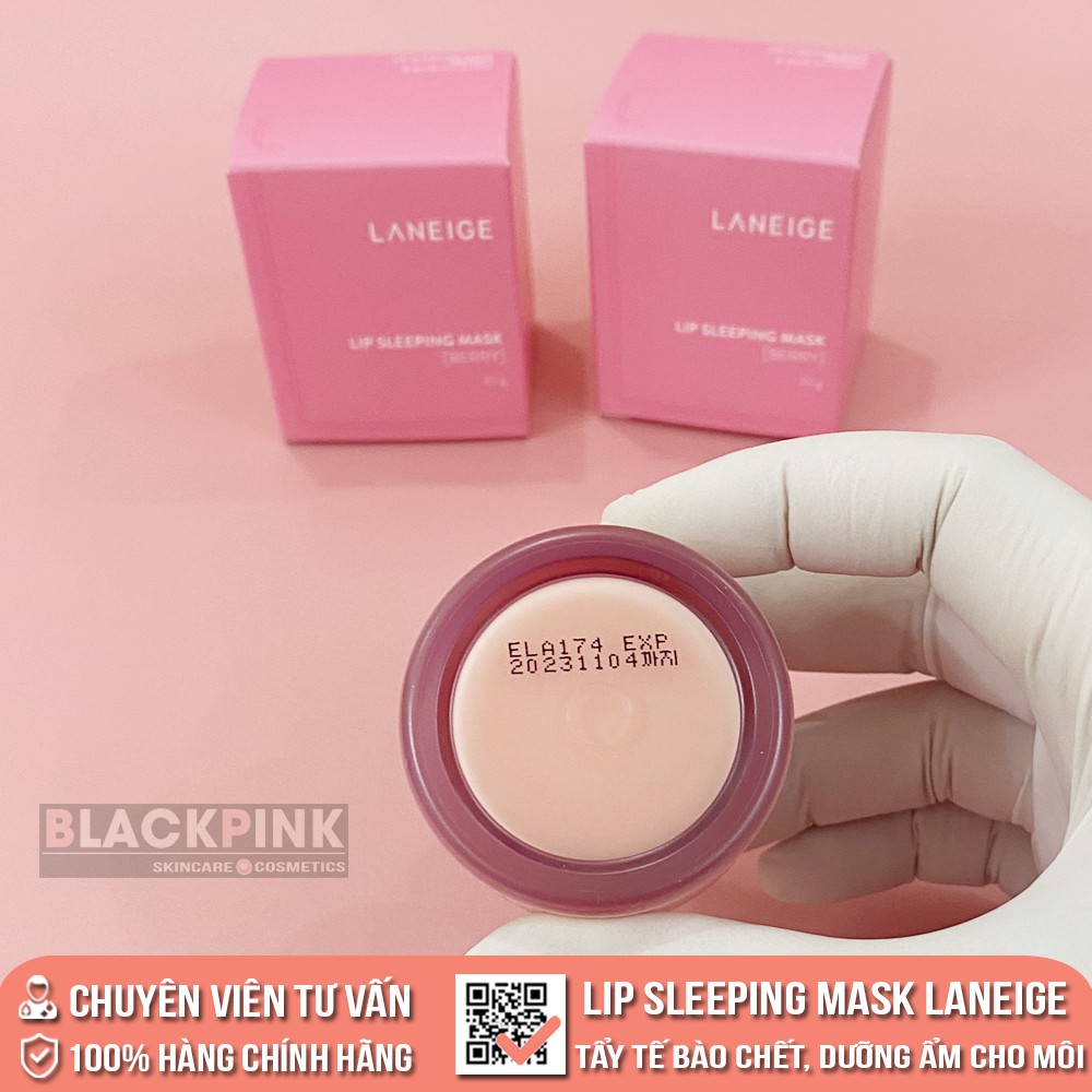 Mặt nạ ngủ dưỡng môi Laneige Lip Sleeping Mask Berry - Tẩy tế bào chết, dưỡng ẩm cho môi, đôi môi hồng hào căng mọng | BigBuy360 - bigbuy360.vn