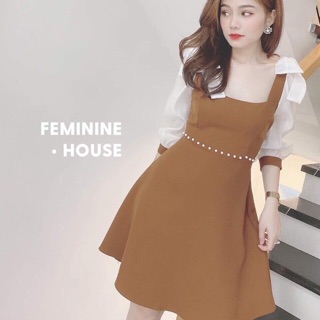 Đầm tay voan kiếng đính cườm