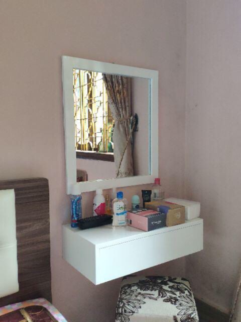 ✅ Bàn trang điểm treo tường mini đẹp 60cm BTD-5652 | BigBuy360 - bigbuy360.vn