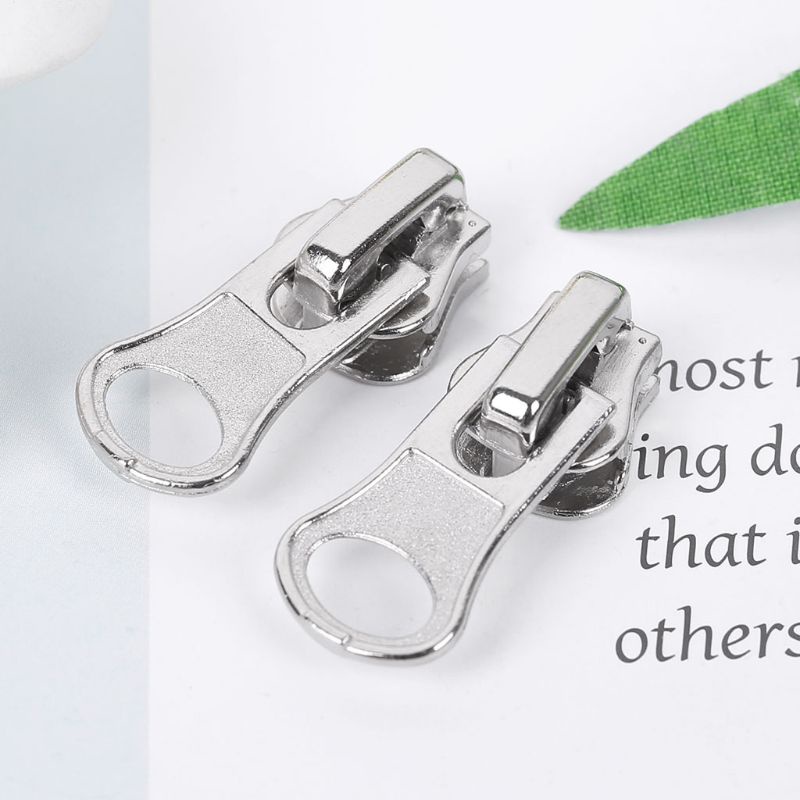 Set 10 Dây Kéo Kim Loại 11mm Nhiều Màu Sắc Dùng Để Sửa Chữa Khóa Kéo Tiện Dụng