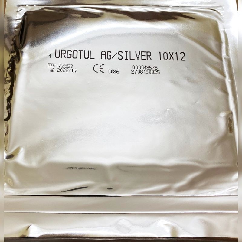 URGOTUL AG/SILVER  10x12cm 1 miếng - Gạc chống dính tẩm BẠC nhanh