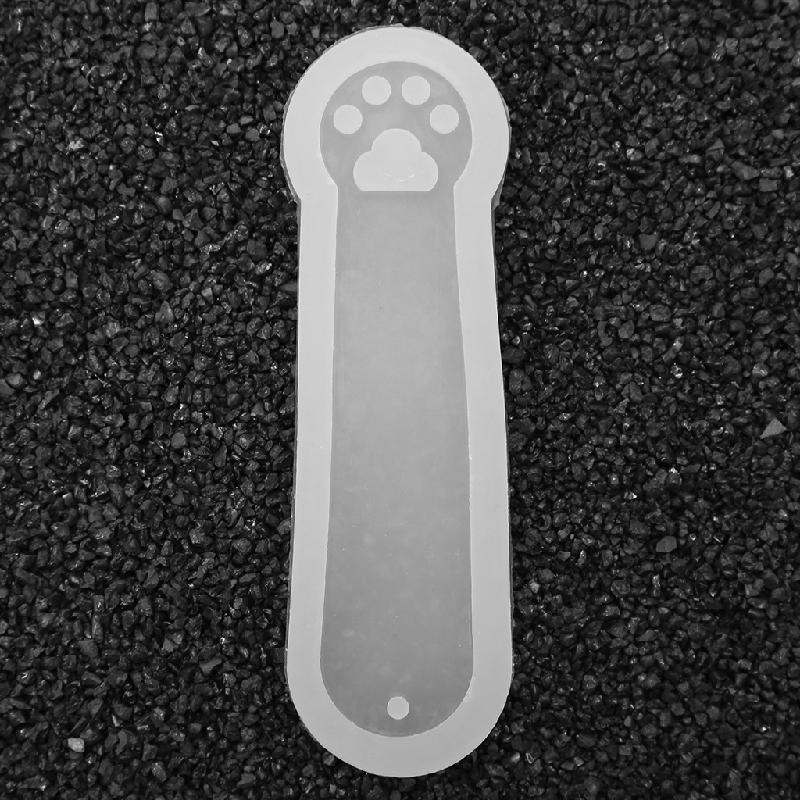 Khuôn silicon làm đánh dấu trang sức hình chân mèo