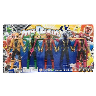 Vỉ đồ chơi 5 anh em siêu nhân hải tặc Gokaiger mini bằng nhựa