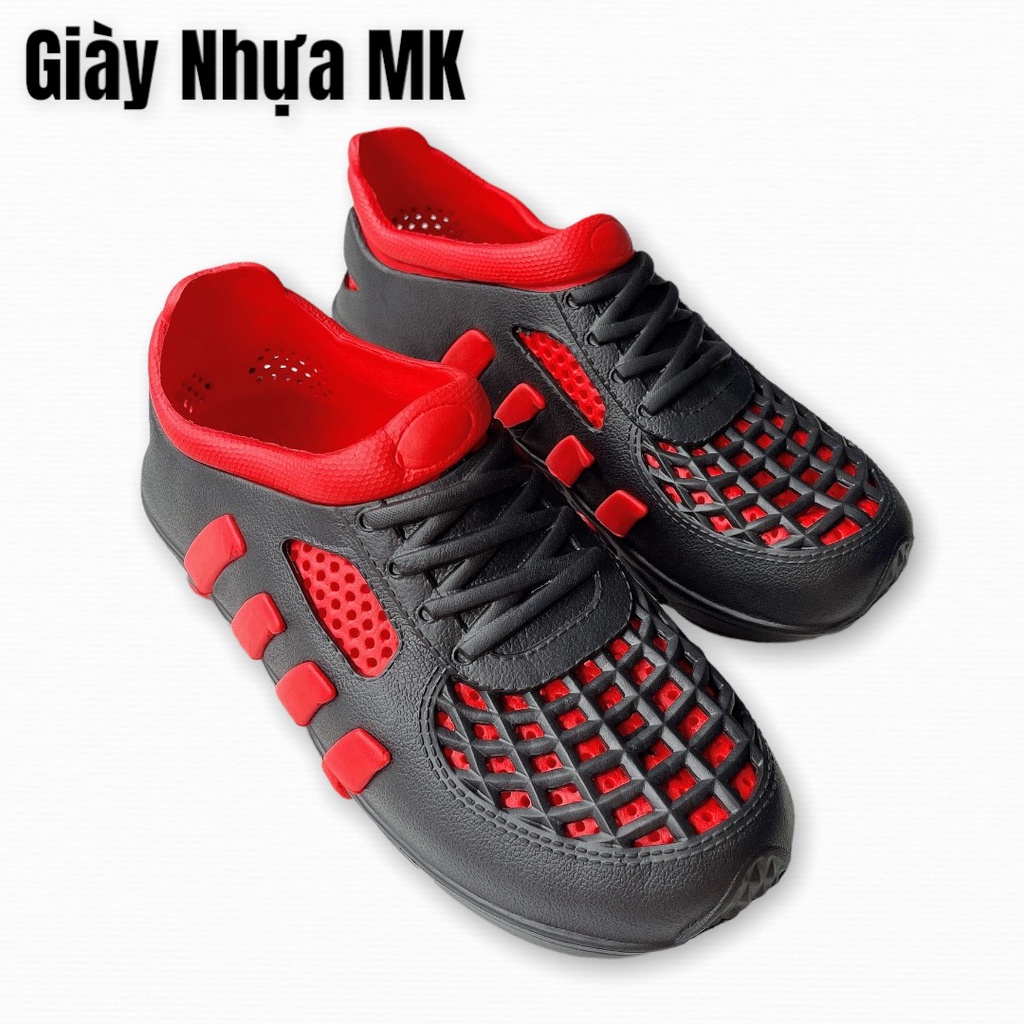 GIÀY NHỰA LƯỚI SIÊU NHẸ NAM ĐI MƯA SIÊU BỀN MẪU MỚI