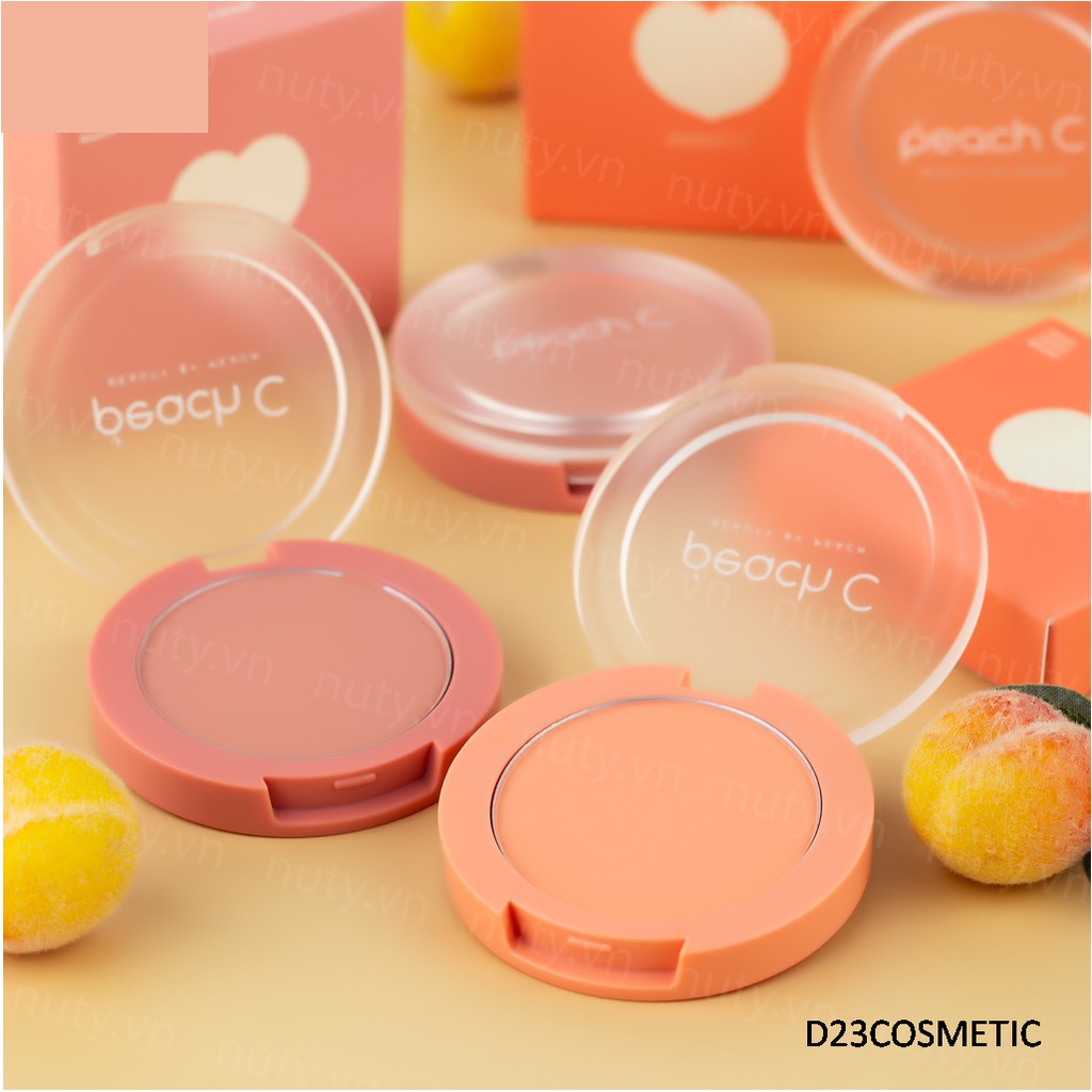 Phấn Má Hồng Dạng Nén Ngọt Ngào Peach C Peach Cotton Blusher | BigBuy360 - bigbuy360.vn