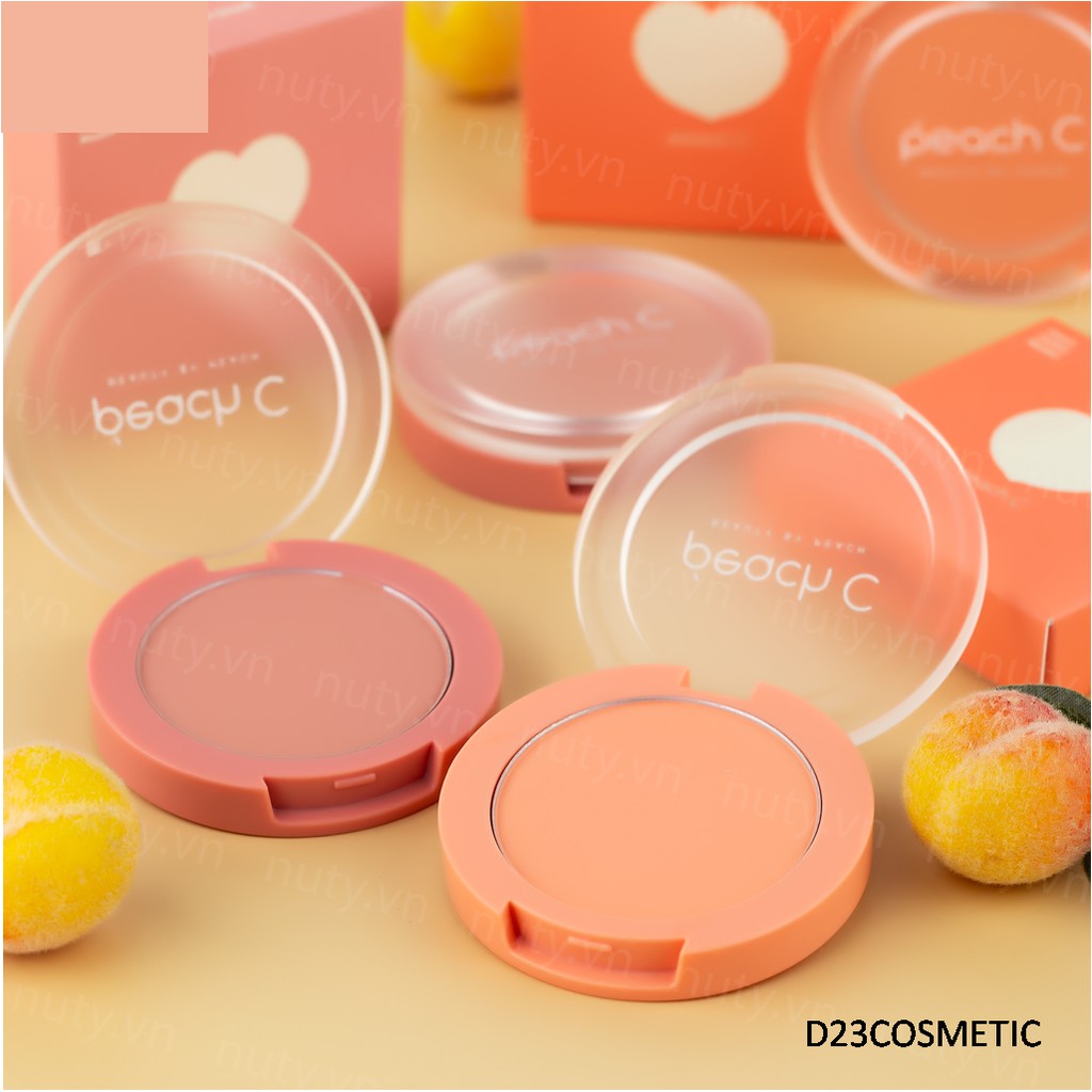 Phấn Má Hồng Dạng Nén Ngọt Ngào Peach C Peach Cotton Blusher