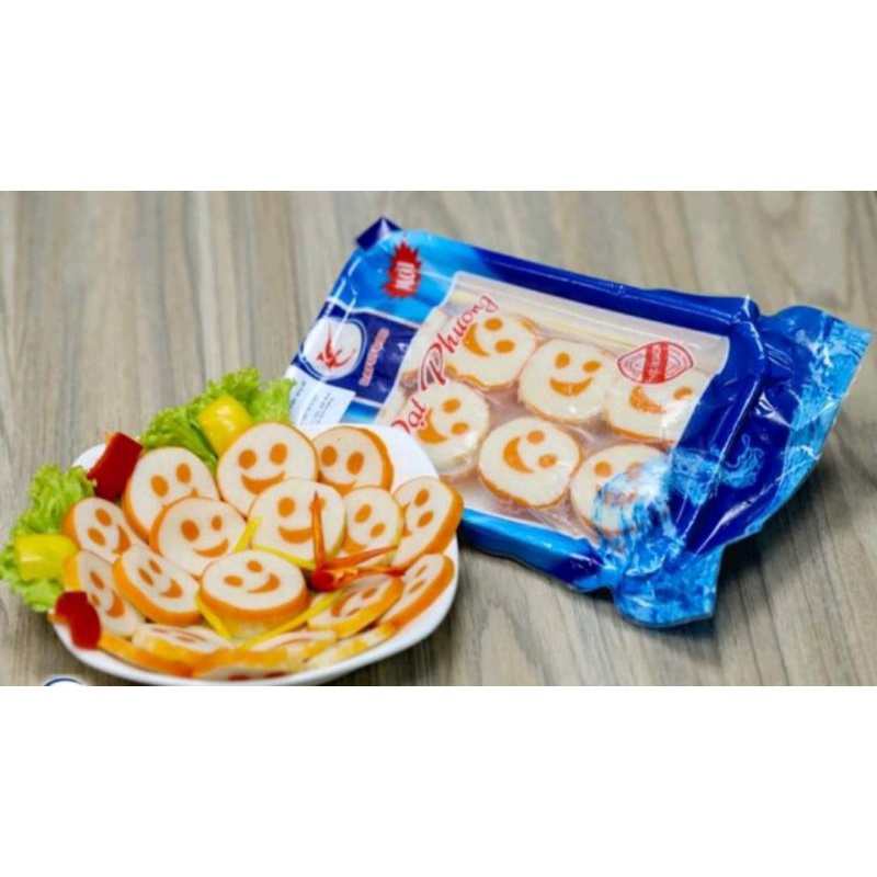 Chả cá surimi mặt cười, 500g