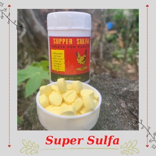 Supper sulfa 100 viên/ lọ sản phẩm đặc tr.ị phân xanh phân trắng - tiêu chảy - rối loại tiêu hoá cho gà