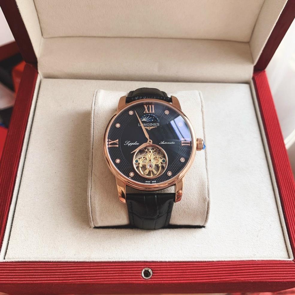 Đồng Hồ Nam longines LA025 Lộ Máy cơ Automatic Nhật Chống nước, Chống xước