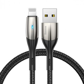 Cáp sạc nhanh iPhone Baseus Horizontal Data, dây sạc nhanh iPad có đèn báo sạc dùng cho mọi iPhone/ iPad chất lượng cao