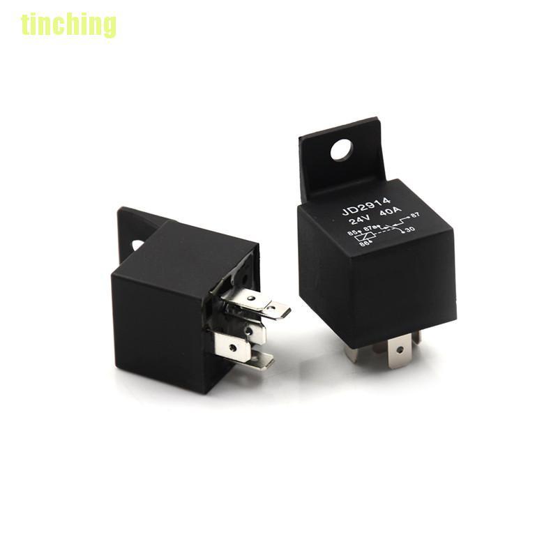 Rơ Le Le Tinching11 5 40a Dc 12v / 24v Chuyên Dụng Cho Xe Hơi