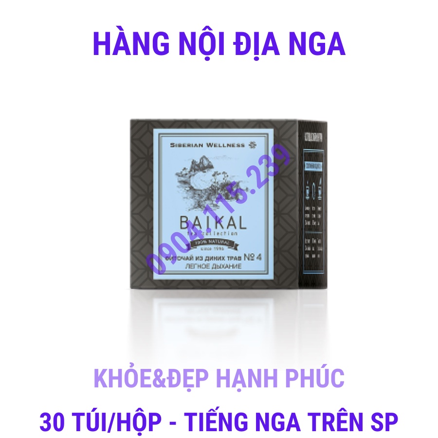 Trà thảo mộc Siberian Baikal tea collection Herbal tea N4 - 30 gói