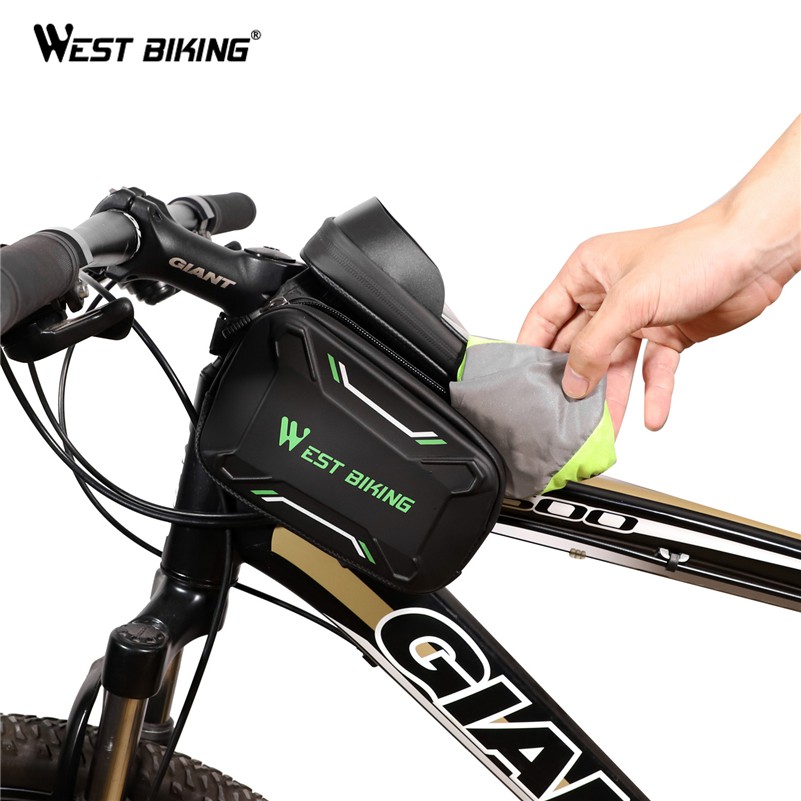 Bọc mũ bảo hiểm xe đạp WEST BIKING chống nước chống bụi phản quang
