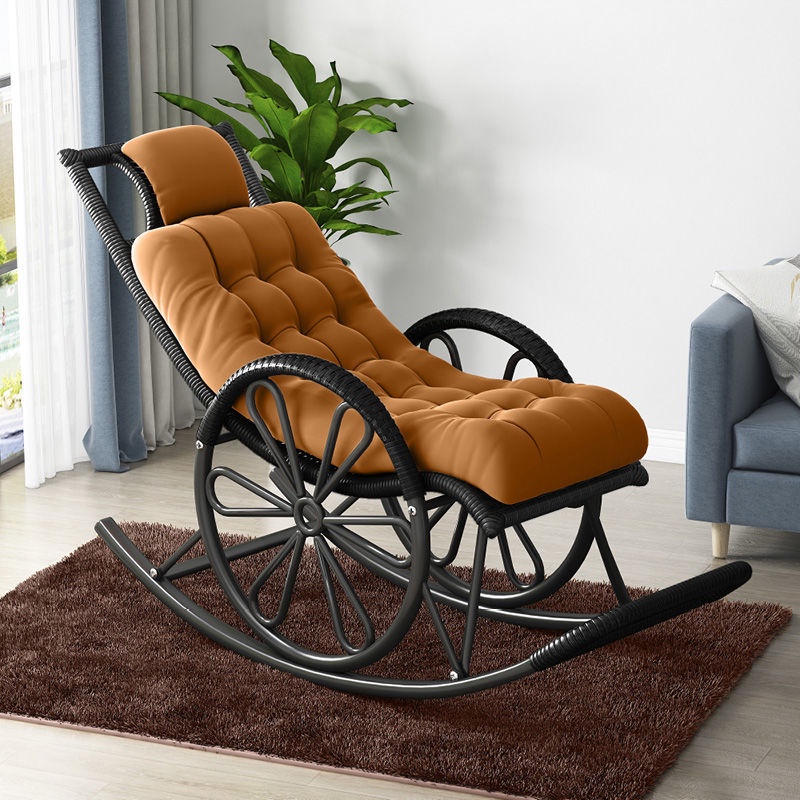 Ghế Tựa Ngủ Trưa Cho Người Lớn Ghế Lười Ban Công Phòng Khách Ghế Bập Bênh Giải Trí Cho Người Già