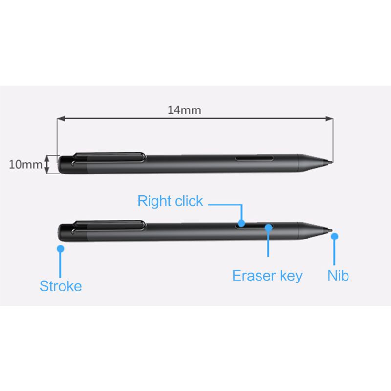 Capacitive Pen Touch Stylus Pen Pencil for Microsoft Surface 3 Pro 3 4 5 Book for HP X360 ASUS Transformer