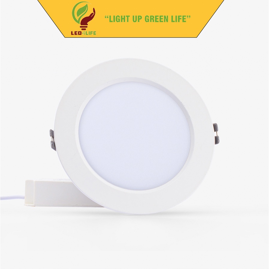 Đèn LED âm trần downlight Rạng Đông AT04 khoét trần 110mm các loại công suất