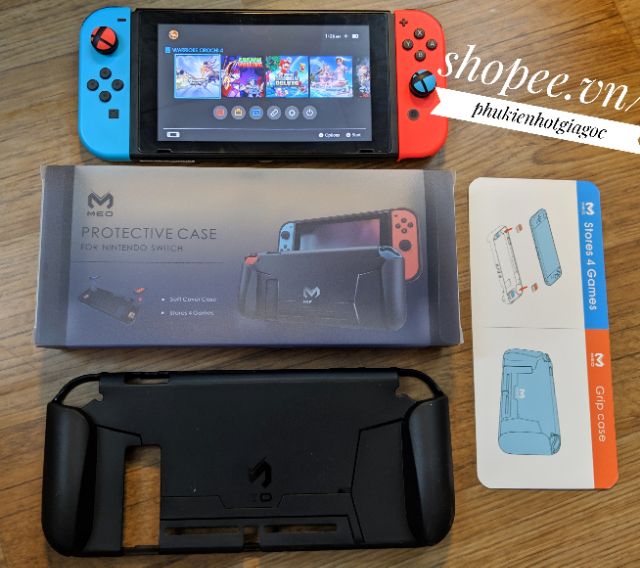 Case silicon Meo cho Nintendo Switch / Switch lite và túi đựng Nintendo switch/ switch lite MEO