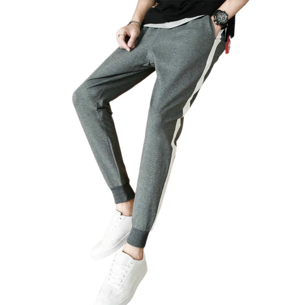 Quần jogger nam nữ thun nỉ thể thao gym