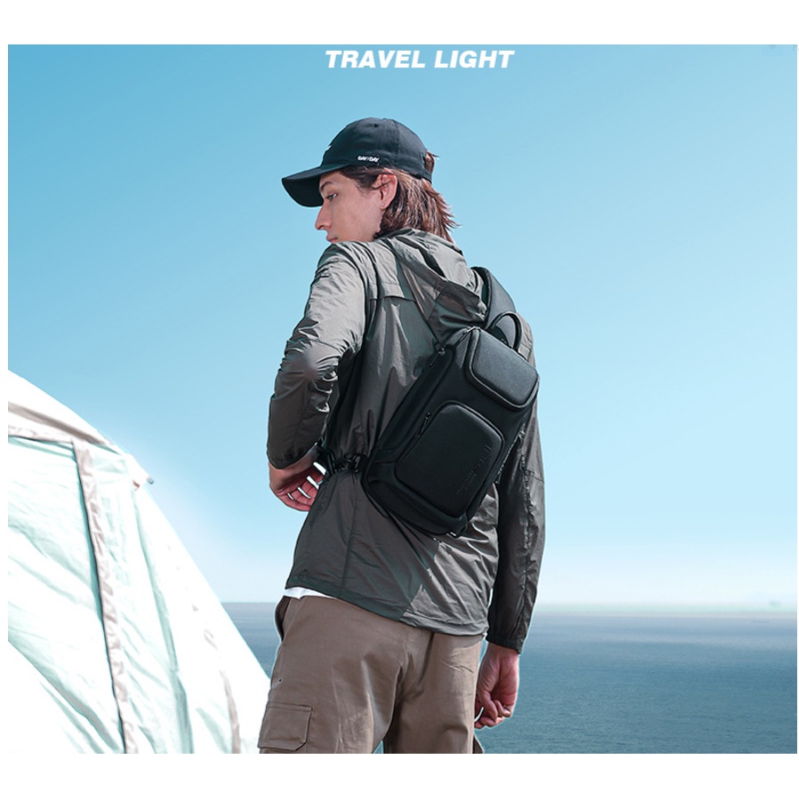 Túi đeo chéo đeo ngực nam cao cấp phong cách châu âu