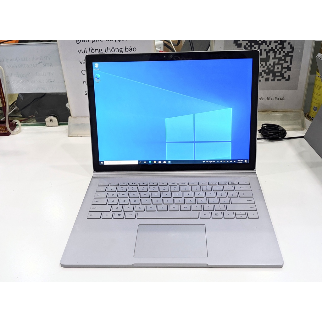 Laptop Microsoft Surface Book 13.5inch Intel Core i5, i7-6300U Ram 8G SSD 128 và 256GB kèm phím sạc tại Playmobile
