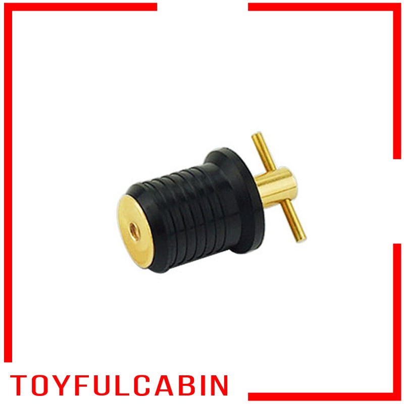 [TOYFULCABIN] 1\" inch New T-Handle TWIST-IN Boat DRAIN PLUG - Brass & Rubber Heavy Duty | BigBuy360 - bigbuy360.vn