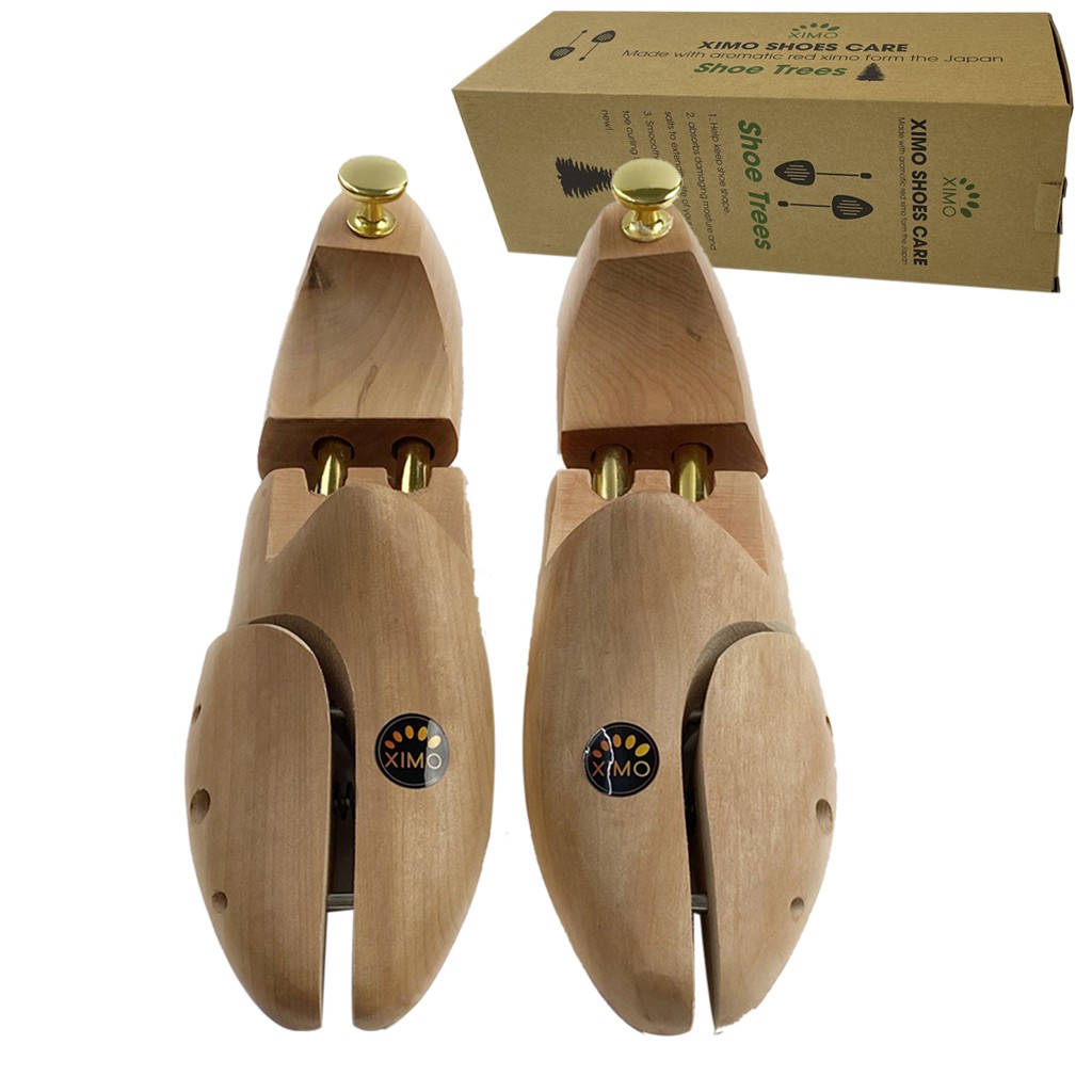 Cây giữ form giày chất liệu gỗ tuyết tùng shoe tree cao cấp XIMO (XCGFG05)