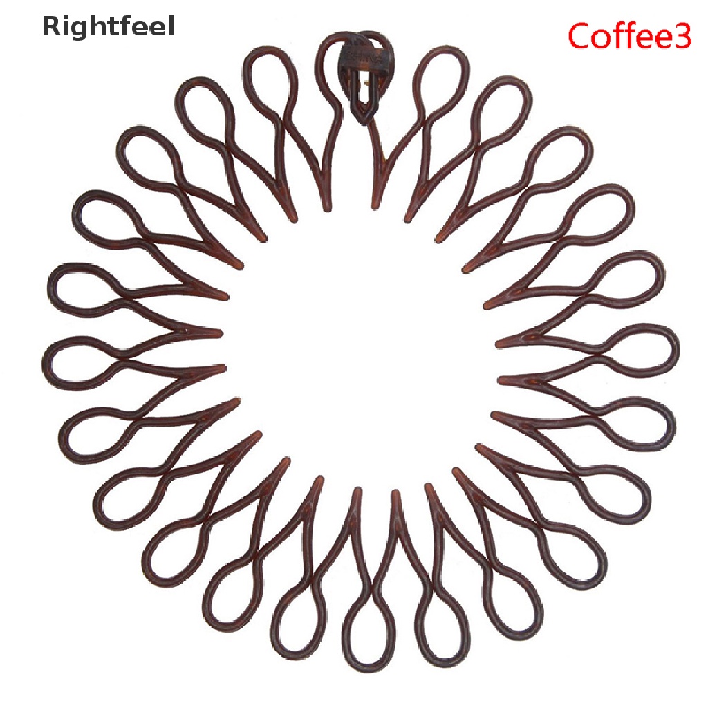 [Hàng mới về] Lược cài tóc bằng nhựa co giãn đính đá kim cương nhân tạo linh hoạt cho nữ