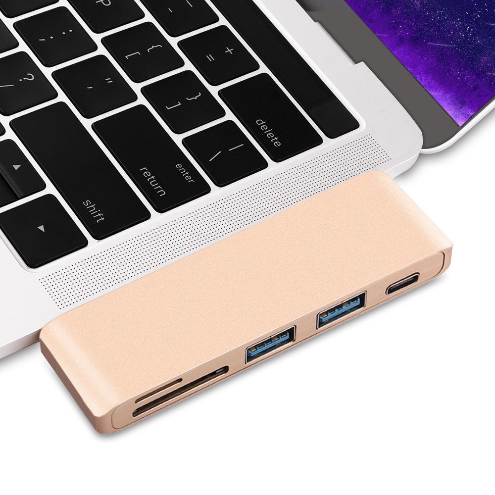 【Tất Cả Đều Tại Chỗ】Hub chuyển đổi đọc thẻ Type C sang USB 3.0 Cho MacBook Pro 13 15 Mac Air 13.3 A1932 2018 2019 A2159  | BigBuy360 - bigbuy360.vn