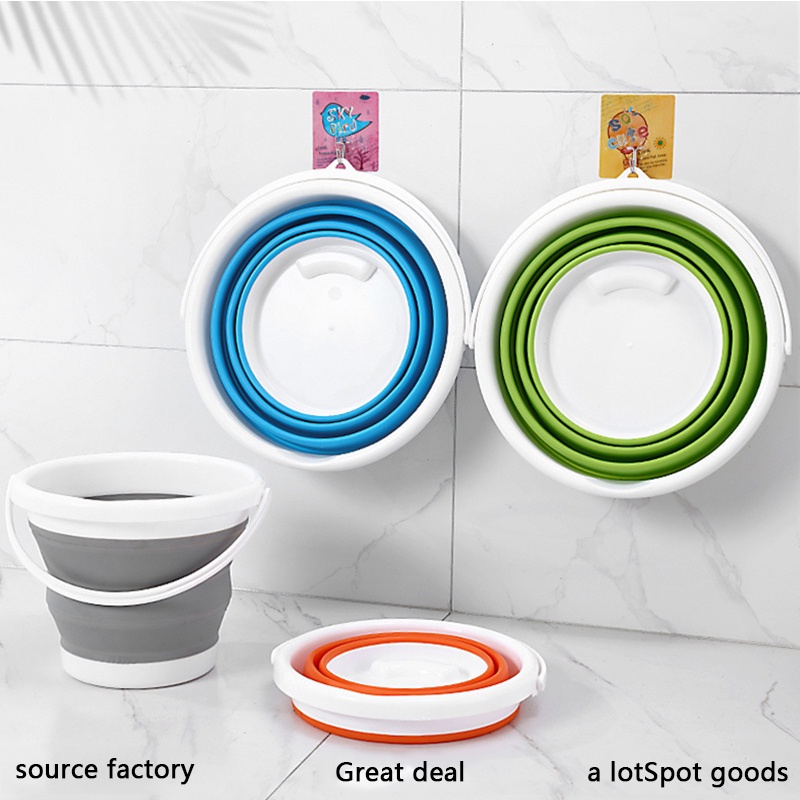 Xô Nhựa Silicone Có Thể Gấp Gọn Tiện Dụng