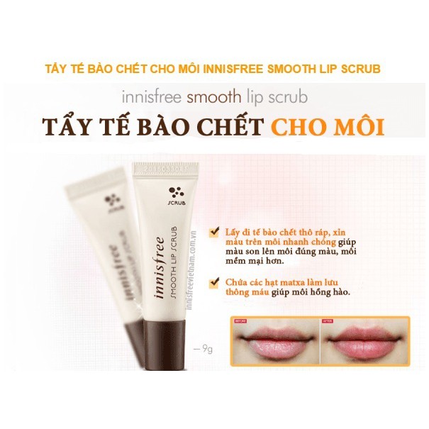 Tẩy Da Chết Môi Smooth Lip Scrub