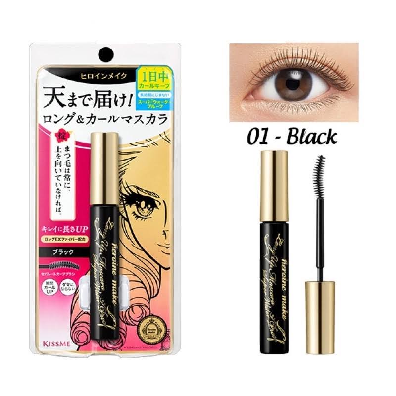 Chuốt Mi Heroine Make KissMe Super Water Proof Mascara (ver2022)