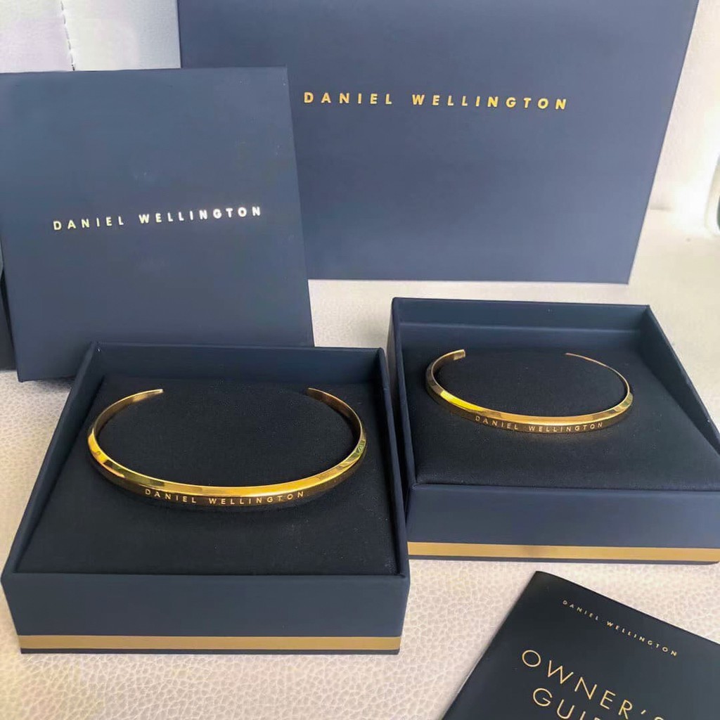 Vòng tay nam nữ Daniel Wellington Classic Ever Gold DW Cuff