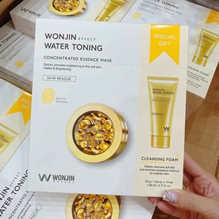 Mặt nạ Vàng WONJIN tặng 01 sửa rửa mặt- trắng da, cấp ẩm , trẻ hoá da