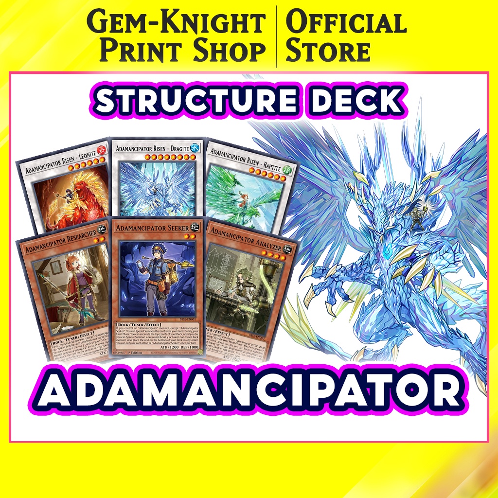 [Bài In] Bộ bài Yugioh - Structure Deck: Adamancipator